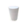 Bottom-Fill Oval Deodorant Container White