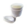 Bottom-Fill Oval Deodorant Container White Finished