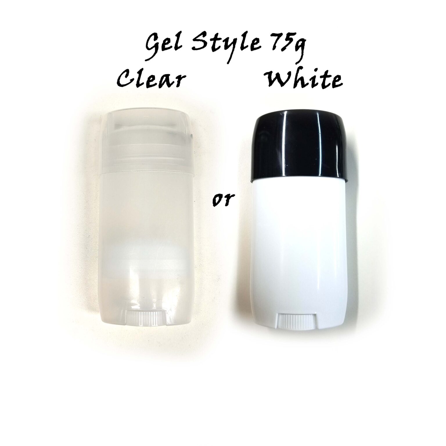 BULK QUANTITY Empty Deodorant Containers Oval Style, PP Plastic