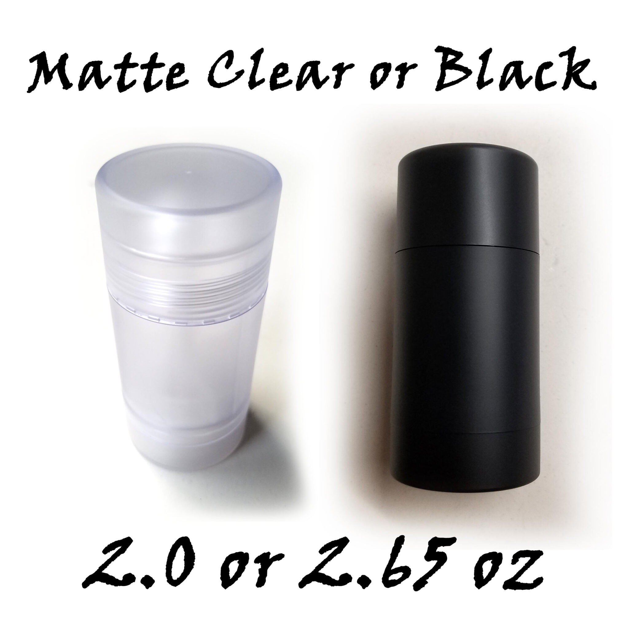 BULK QUANTITY Empty Deodorant Containers Cylinder Style, Hard