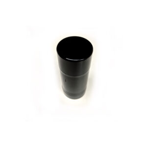 Empty Deodorant Container - 90g Cylinder Bottom-Fill Shiny Black Polypropelene