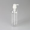 32 oz (1000 ml) clear bottle with white pump for lotion, liquid or gel (bottle and pump for hand sanitizer)