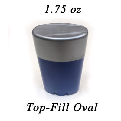 BULK QUANTITY – Empty Deodorant Container – Oval Style, Recyclable Polypropylene Plastic, Reusable, Twist-Up,  oz, Top-Fill